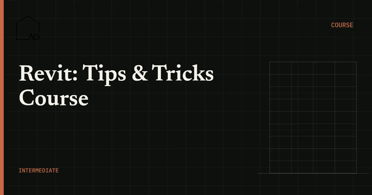 Revit Tips & Tricks from Industry Professionals