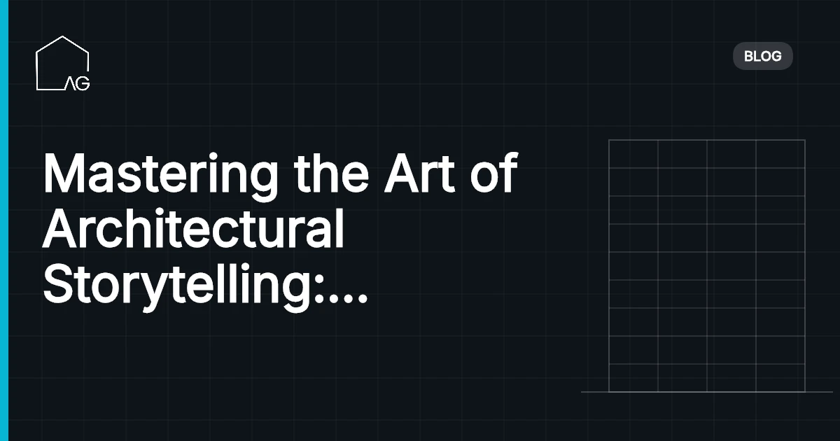 Mastering the Art of Architectural Storytelling: Inspiring Design in 2026