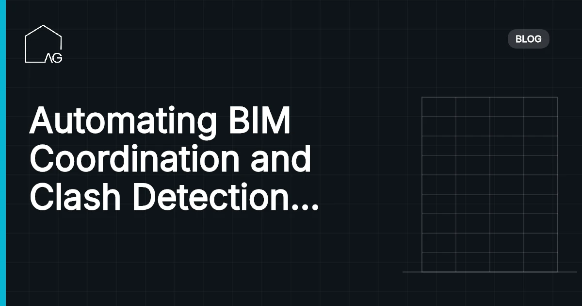 Automating BIM Coordination and Clash Detection with Claude Code