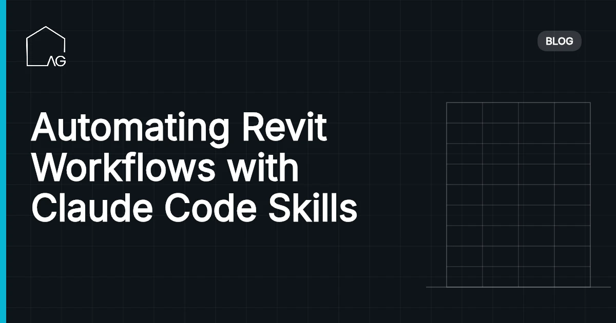 Automating Revit Workflows with Claude Code Skills