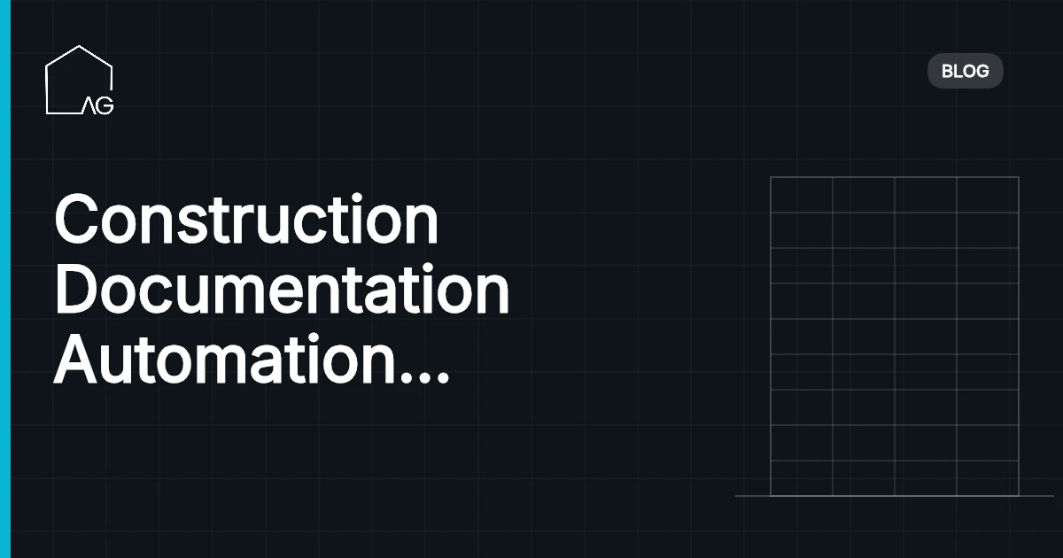 Construction Documentation Automation with Claude Code for Architects