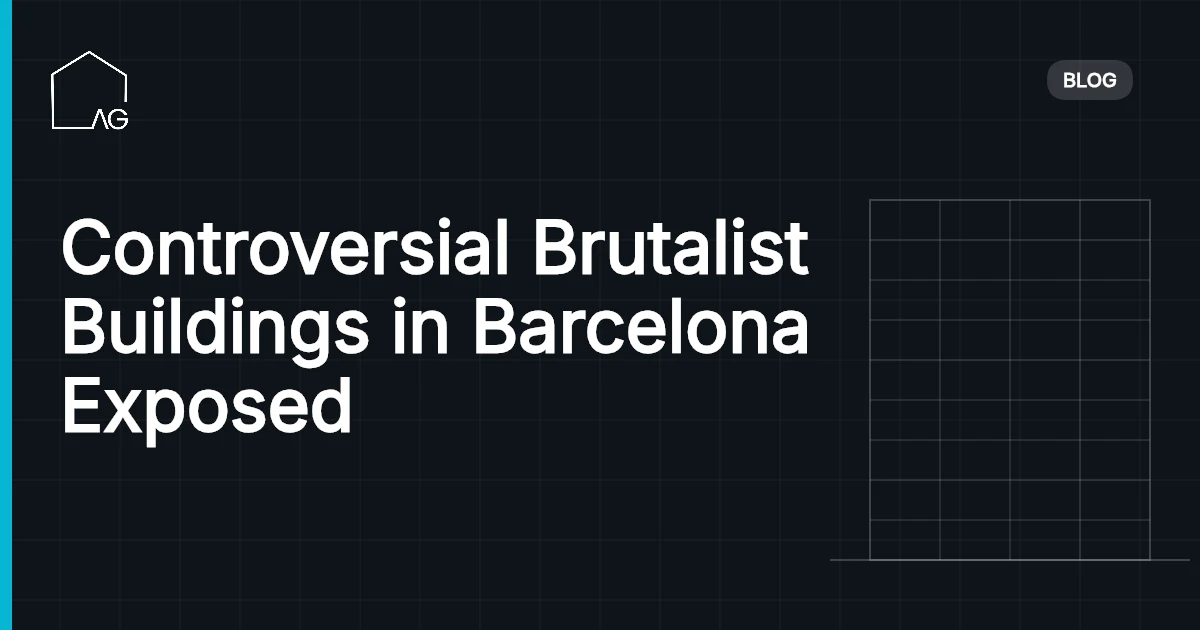 Controversial Brutalist Buildings in Barcelona Exposed