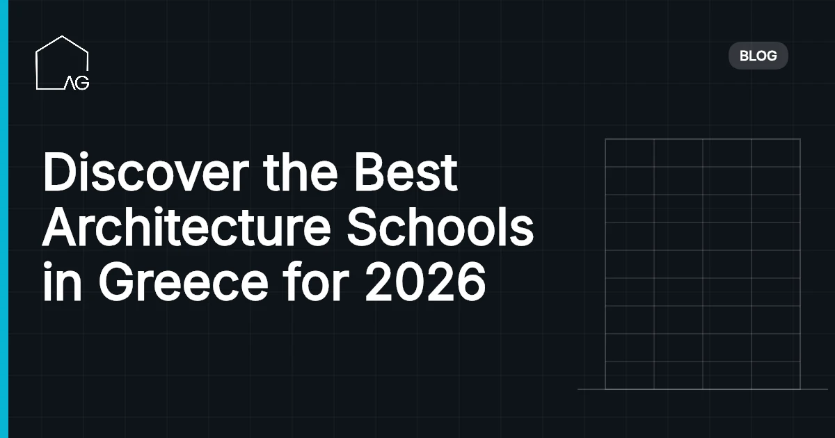 Discover the Best Architecture Schools in Greece for 2026