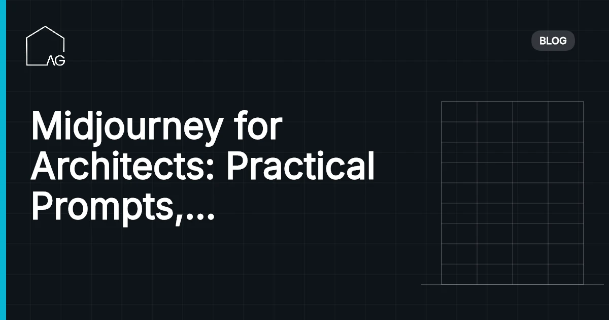 Midjourney for Architects: Practical Prompts, Workflows, and Honest Limitations
