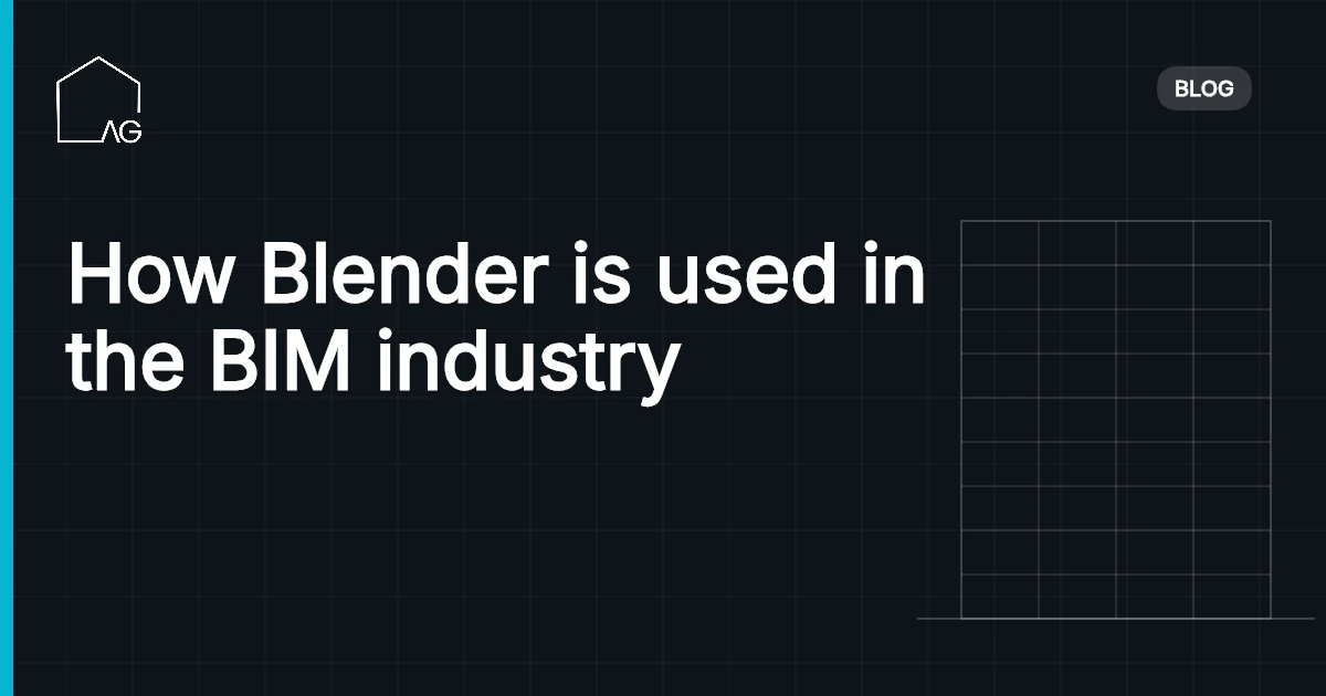 How Blender is used in the BIM industry