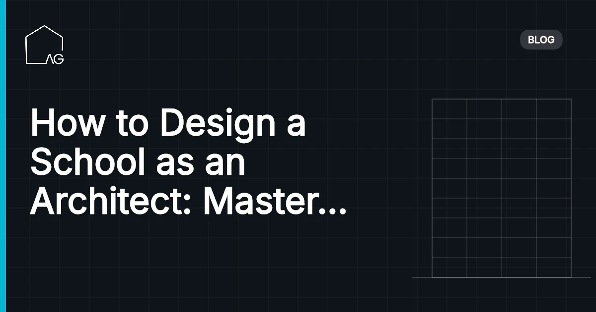 How to Design a School as an Architect: Master the Art