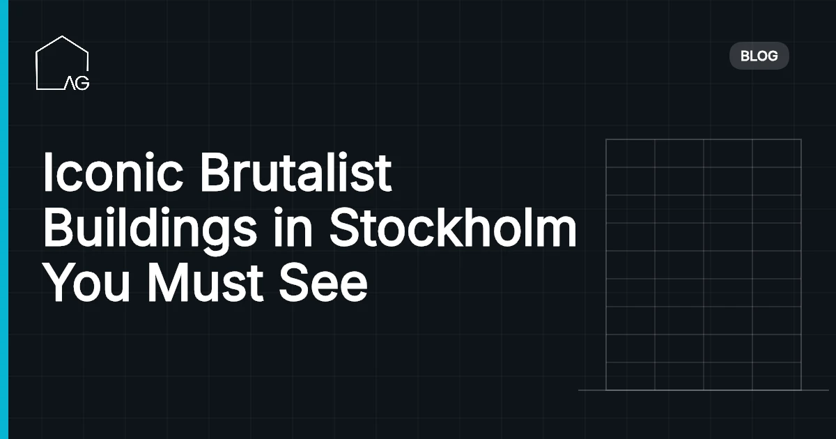 Iconic Brutalist Buildings in Stockholm You Must See