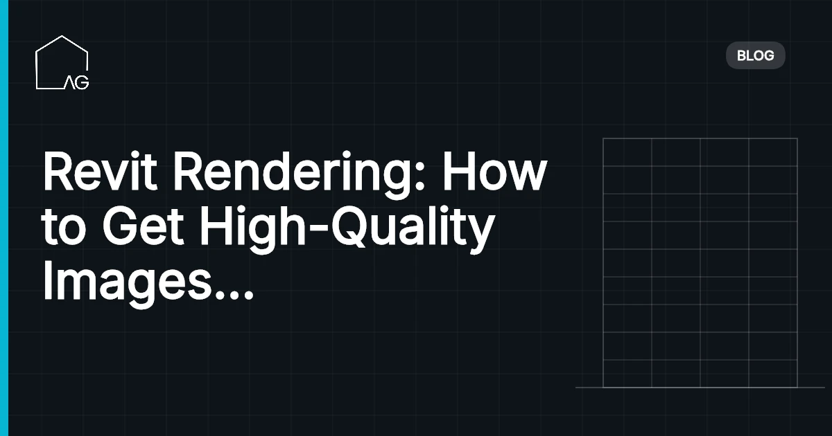 Revit Rendering: How to Get High-Quality Images Without Leaving the Software