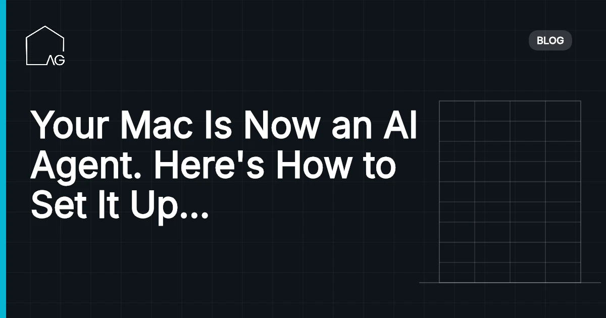 Your Mac Is Now an AI Agent. Here's How to Set It Up with OpenClaw