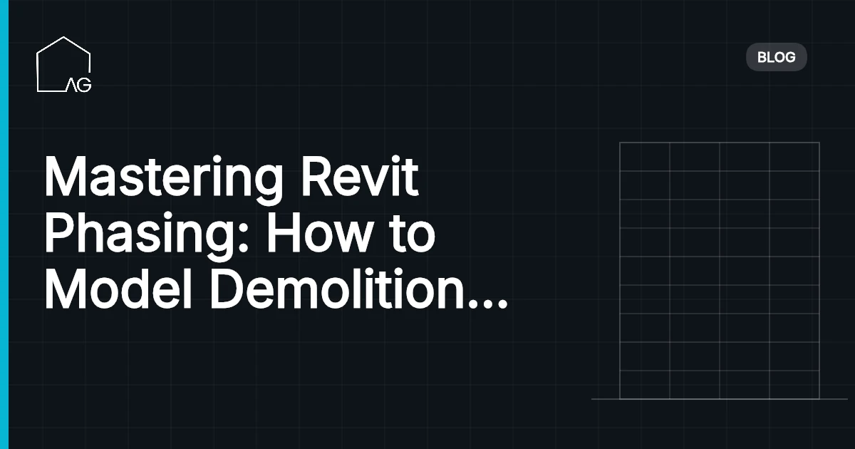 Mastering Revit Phasing: How to Model Demolition and New Construction