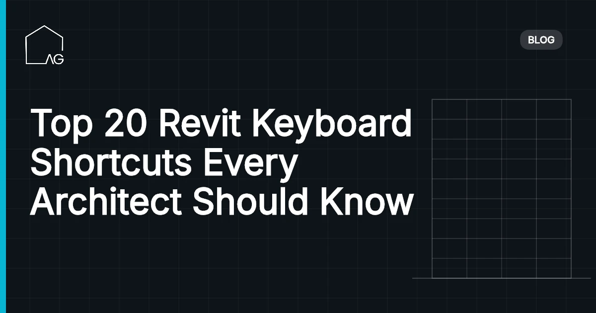 Top 20 Revit Keyboard Shortcuts Every Architect Should Know