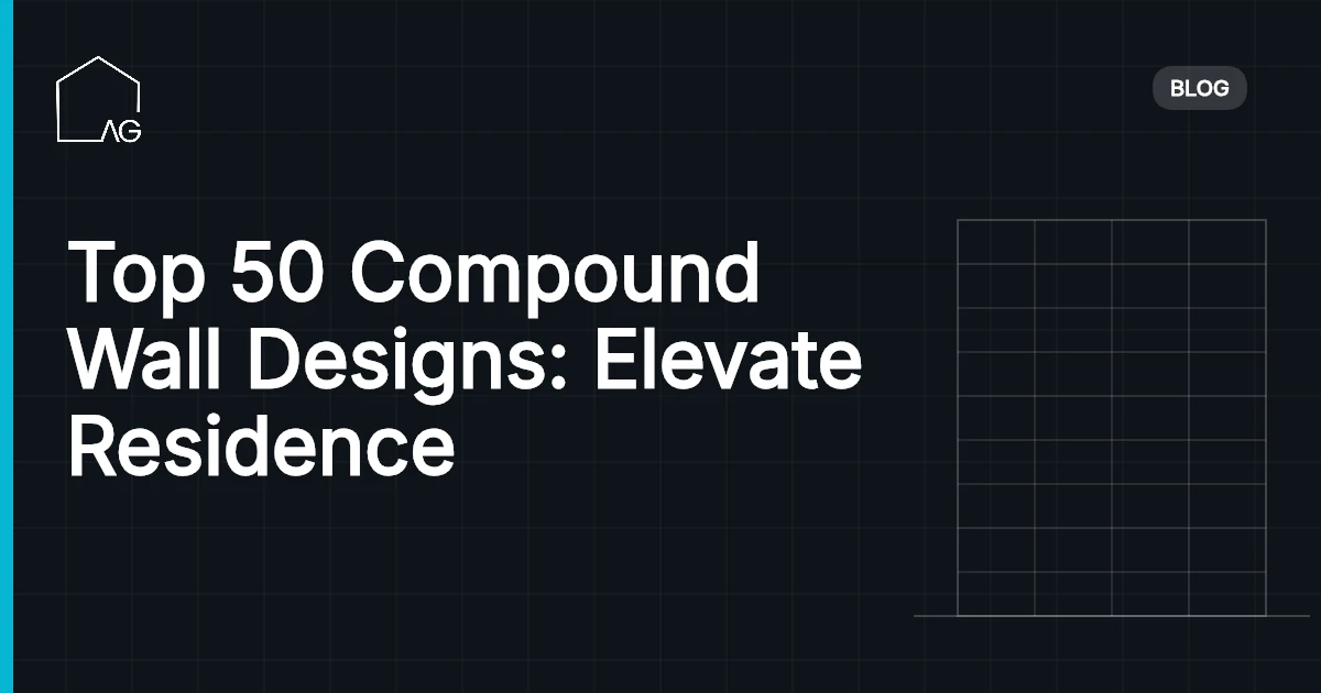 Top 50 Compound Wall Designs: Elevate Residence