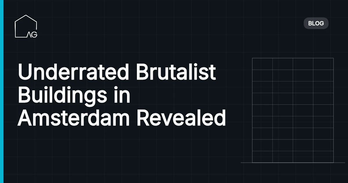 Underrated Brutalist Buildings in Amsterdam Revealed