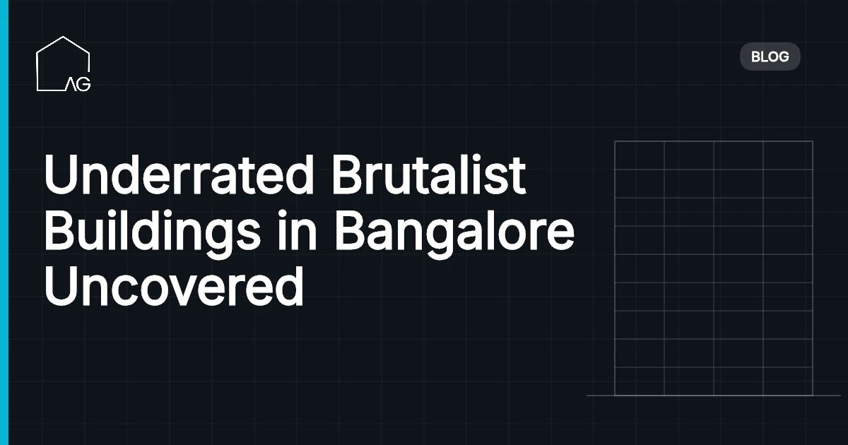 Underrated Brutalist Buildings in Bangalore Uncovered