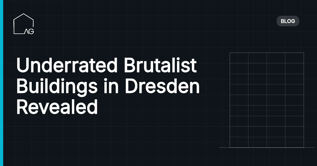 Underrated Brutalist Buildings in Dresden Revealed