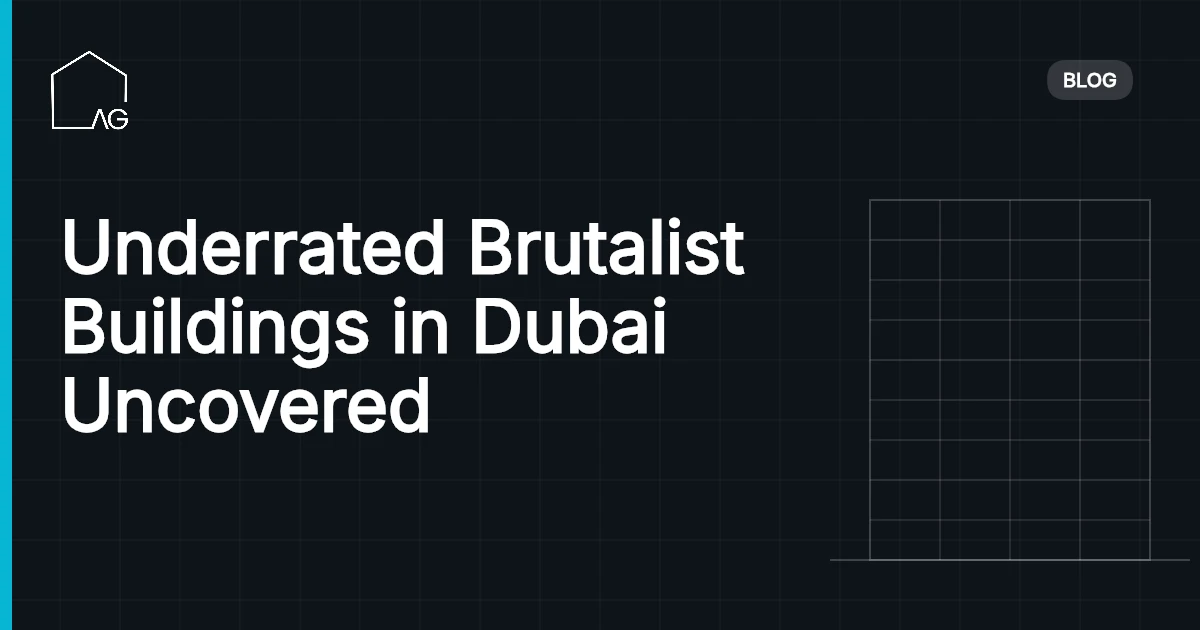 Underrated Brutalist Buildings in Dubai Uncovered