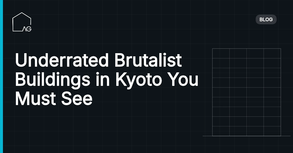Underrated Brutalist Buildings in Kyoto You Must See