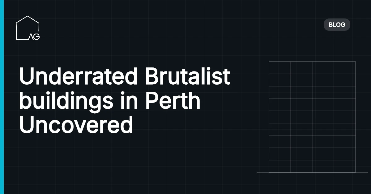 Underrated Brutalist buildings in Perth Uncovered
