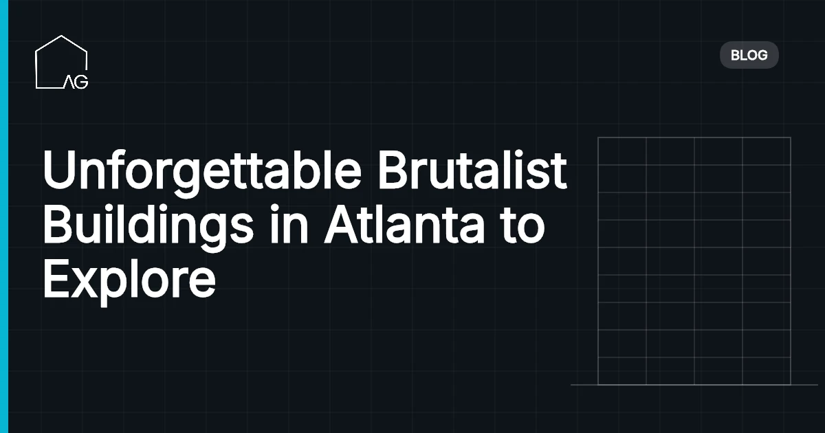 Unforgettable Brutalist Buildings in Atlanta to Explore